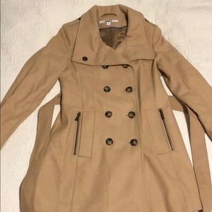 DKNY camel peacoat